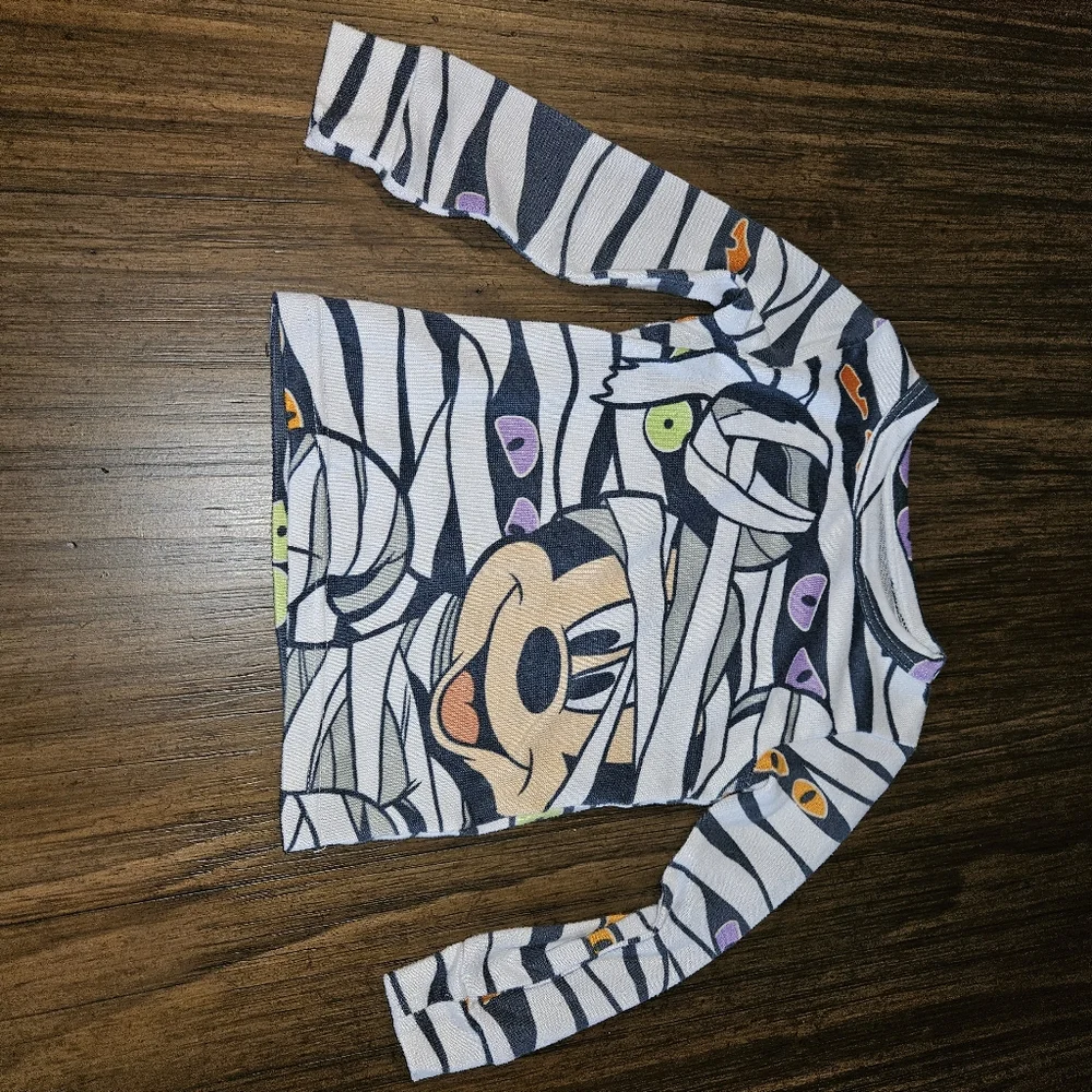 Disney Halloween Mickey Mouse Mummy Pajamas Set in kids size 3T